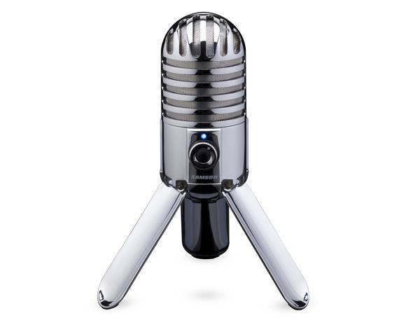 Miniatyrbillede 1 af 6: Samson Meteor Mic Krom Mikrofon til bærbar pc