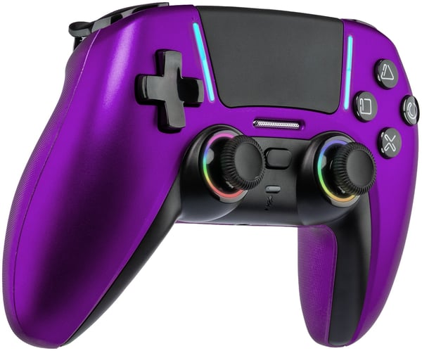 Miniatyrbillede 10 af 12: Qubick COP50058 spil-controller Lilla Gamepad Analog/digital PlayStation 5