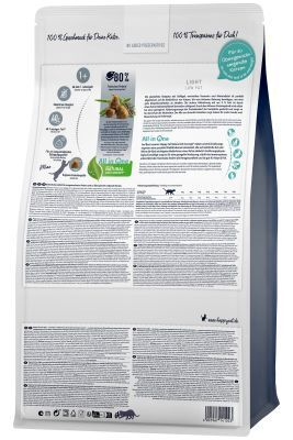 Happy Cat Care Adult Light tørfoder til kat 4 kg Junior Fjerkræ, Majs, Ris, Laks