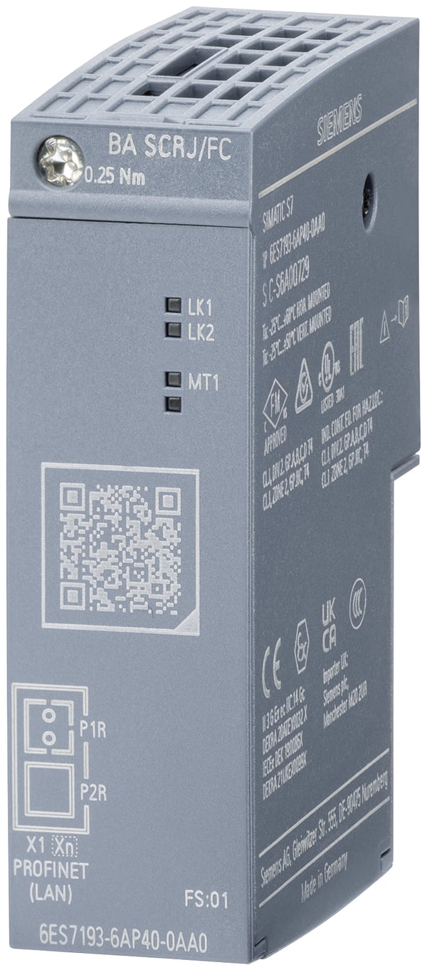 Miniatyrbillede 1 af 5: Siemens 6ES71936AP400AA0 6ES7193-6AP40-0AA0 SPS-Busadapter