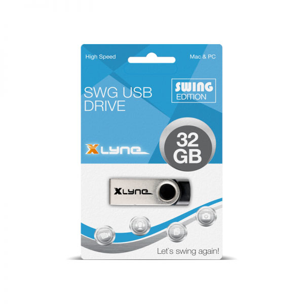 xlyne 177532-2 USB-sticka 32 GB USB Type-A 2.0 Svart, Silver xlyne 177532-2 USB-sticka 32 GB USB Type-A 2.0 Svart, Silver