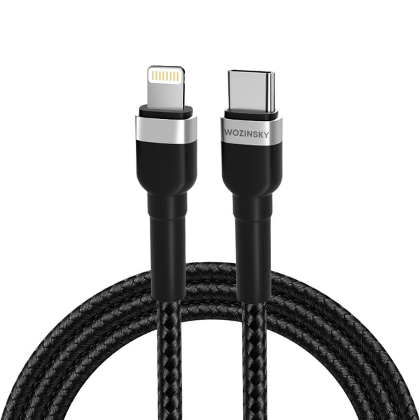 Wozinsky 5907769308765 Lightning-kaapeli 2 m Musta