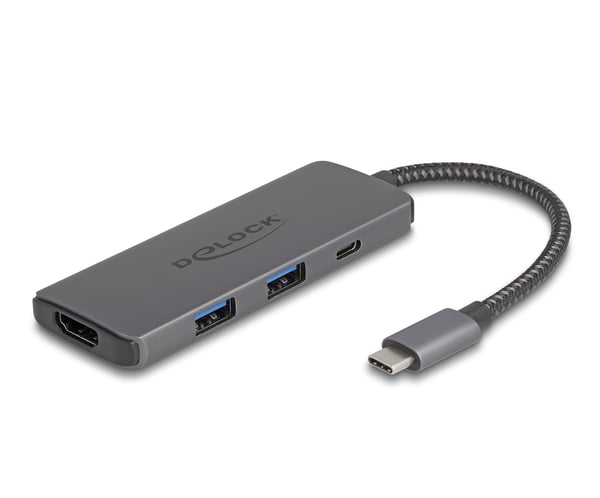 DeLOCK 87804 kannettavien tietokoneiden telakka ja porttitoistin Langallinen USB 3.2 Gen 1 (3.1 Gen 1) Type-C Harmaa DeLOCK 87804 kannettavien tietokoneiden telakka ja porttitoistin Langallinen USB 3.2 Gen 1 (3.1 Gen 1) Type-C Harmaa