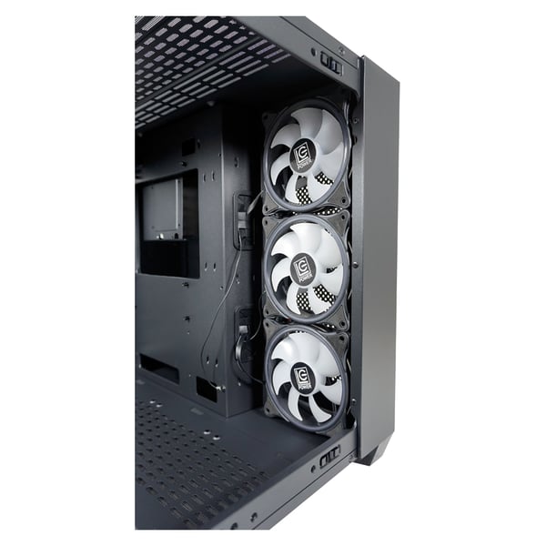 LC-Power 809B Midi Tower Svart