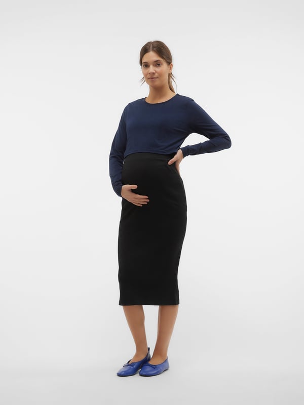 Miniatyrbillede 4 af 6: Vero Moda 5715367516938 nederdel Sort