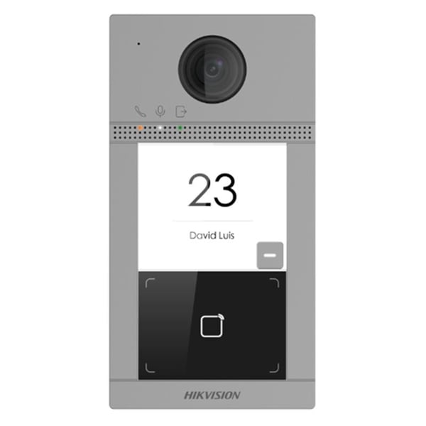 Hikvision DS-KV8113-WME1(C)/FLUSH/EU videopuhelinjärjestelmä 2 MP Musta, Harmaa