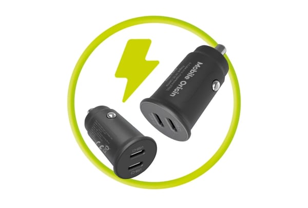 Mobile Origin MO-30WSCCH-CA20 oplader til mobil enhed Smartphone, Tablet Sort Cigartænder Hurtig opladning Automatisk