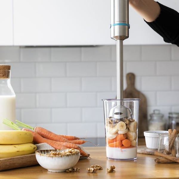 Miniatyrbillede 8 af 10: Cecotec Power TitanBlack 1200 XL 0,8 L Nedsænkning blender 1200 W Sort, Sølv