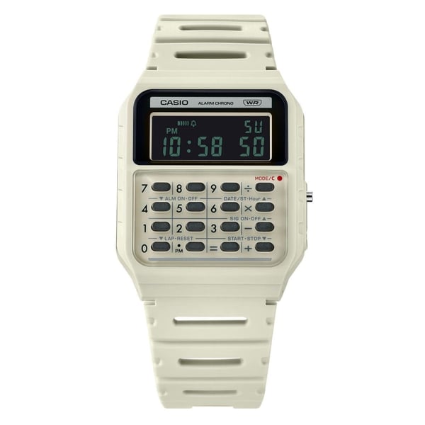 Casio CA-53WB-8B armbandsur Unisex Vit