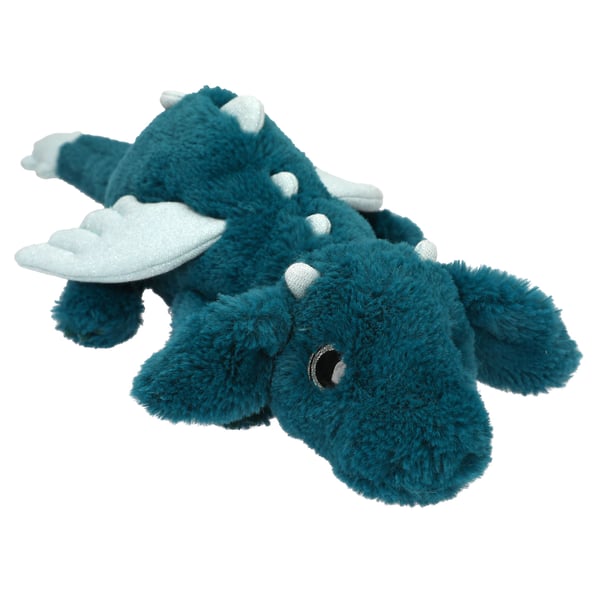Miniatyrbillede 1 af 6: Dino World + Action SNUKIS Drageplys m/glittervinger, Petrol