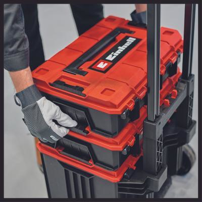 Einhell E-Case L Værktøjskasse Polypropylen Sort, Rød
