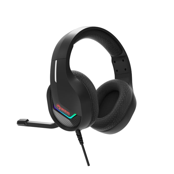 Miniatyrbild 5 av 6: Marvo H8618 Headset Kabel Huvudband Spela USB Type-A Svart