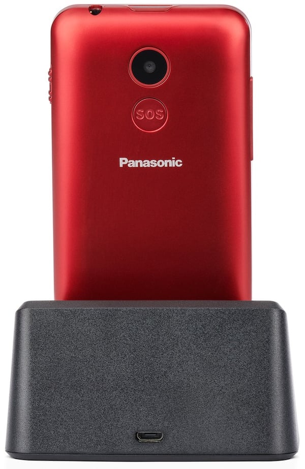Panasonic KX-TU155EXRN mobiltelefoner 6,1 cm (2.4") 102 g Röd Kameratelefon