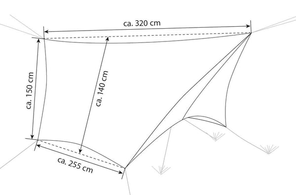 Miniatyrbild 13 av 13: AMAZONAS AZ-3080016 hängmatta Upphängningsbar hängmatta 1 personer Nylon Brun
