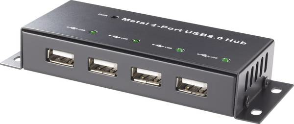 Miniatyrbild 4 av 4: Renkforce RF-4830984 gränssnittshubbar USB 2.0 Micro-B 480 Mbit/s Svart