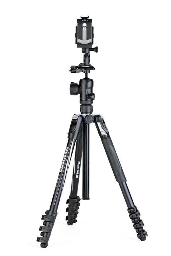 Joby GripTight PRO 2 jalustapää Musta Akryylinitriilibutadieenistyreeni (ABS), Alumiini, Ruostumaton teräs, Terästä, Kestomuovinen elastomeeri 1/4" Panoraama