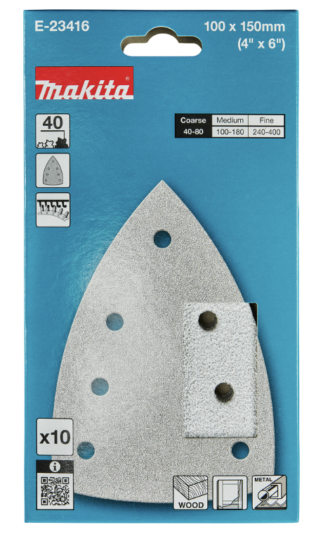 Miniatyrbillede 3 af 3: Makita E-23422 slibeskive Træ, Metal Slibeblad