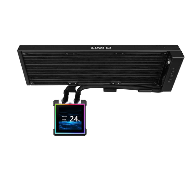 Pikkukuva 3 / 5: Lian Li HydroShift II LCD-S 360 Fanless Suoritin Nestejäähdytyspakkaus Musta 1 kpl