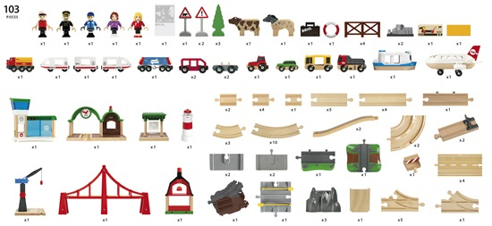 BRIO Railway World Deluxe Set
