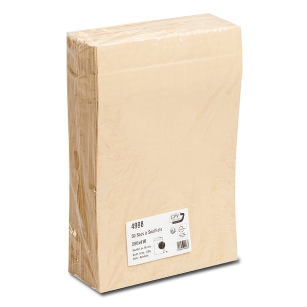 GPV France 4998 kuvert Brun 50 stk