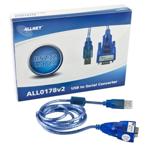 Miniatyrbillede 2 af 3: ALLNET ALL0178V2 serielkabel Blå 1,5 m USB A RS232