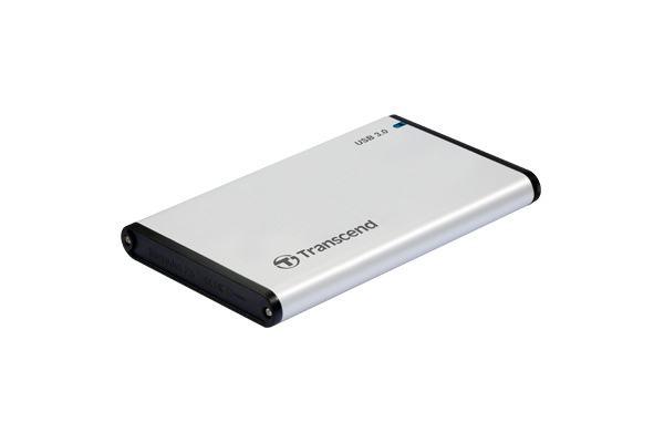 Transcend StoreJet 25S3 HDD- / SSD kabinett Silver 2.5" USB-ström