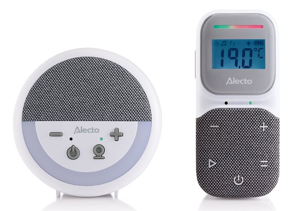 Miniatyrbillede 1 af 17: Alecto DBX150 babytelefon DECT babytelefon Grå, Hvid