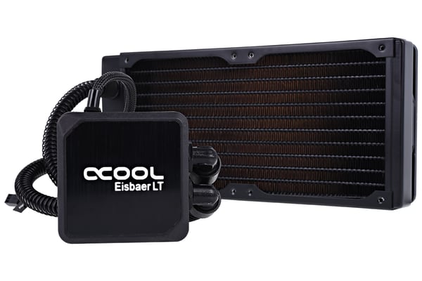 Alphacool Eisbaer LT240 CPU Processor Allt-i-ett vätskekylare 12 cm Svart