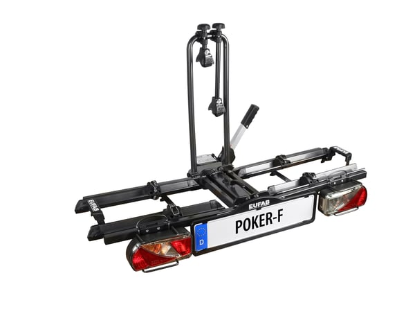 Miniatyrbillede 1 af 7: EUFAB POKER-F Bil cykelholder Tilkoblingsanordning til bag på bilen Sort, Grå