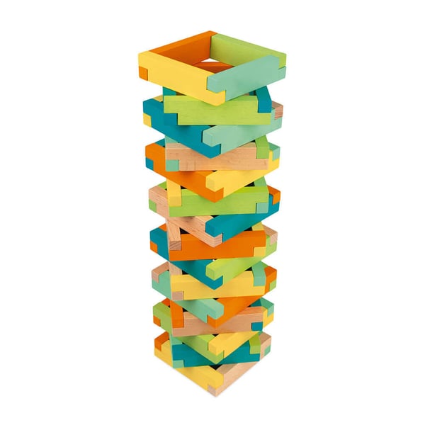 Miniatyrbillede 16 af 20: JANOD 60-piece construction set (wood)