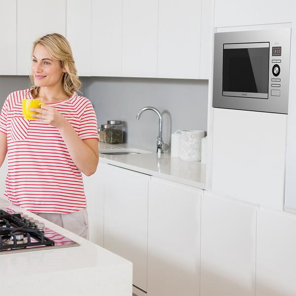 Cecotec 01382 mikrovågsugn Stål Grillmikrovågsugn Inbyggd 20 l 800 W