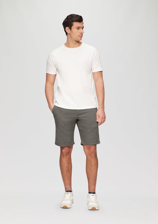 s.Oliver 2163795.9467.30 shorts Hanstik Grå