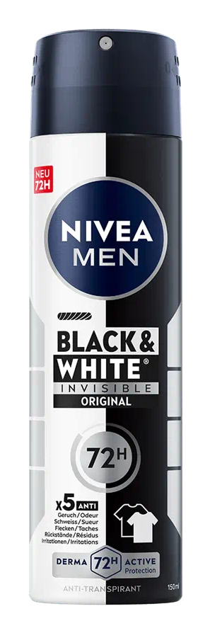 NIVEA 4006000092775 deodorant Mænd Spray deodorant 150 ml 1 stk NIVEA 4006000092775 deodorant Mænd Spray deodorant 150 ml 1 stk