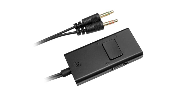 QPAD QH-91 Headset Kabel Huvudband Spela Svart