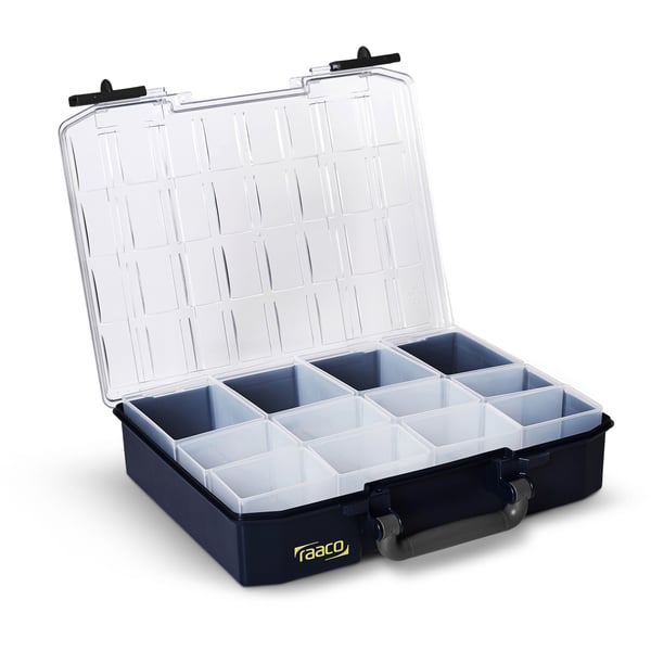 raaco CarryLite 80 4x8-0 Blå Polykarbonat (PC), Polypropylen (PP)