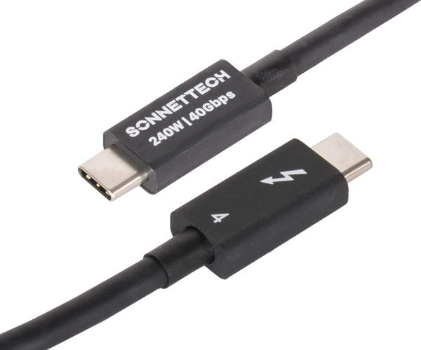 Miniatyrbillede 2 af 2: Sonnet TCB-TB4-05M Thunderbolt kabel 0,5 m 40 Gbit/sek. Sort