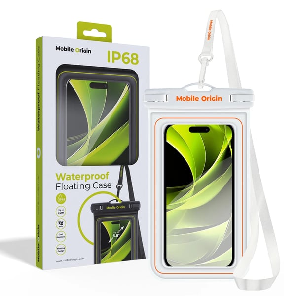 Miniatyrbillede 1 af 5: Mobile Origin DBXL-WHT-ORG01 mobiltelefon etui 17,3 cm (6.8") Folie Hvid, Orange