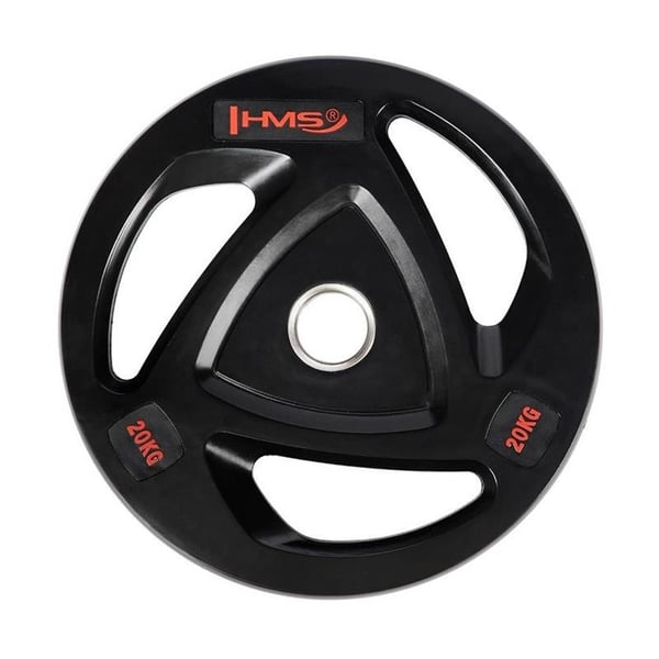 Miniatyrbild 1 av 2: HMS Fitness TOX20 1 styck Olympic Gummibelagd viktskiva
