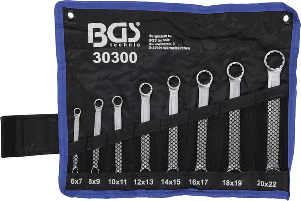 Miniatyrbild 7 av 7: BGS technic Double Ring Spanner Set
