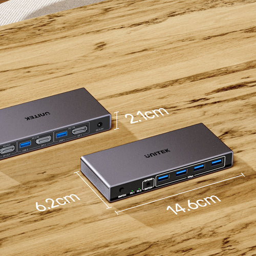 UNITEK V1310AGY01-EU KVM Switch Grå