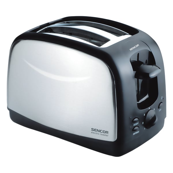 Sencor STS 2651 leivänpaahdin 2 viipale(i)ta 850 W Musta, Ruostumaton teräs
