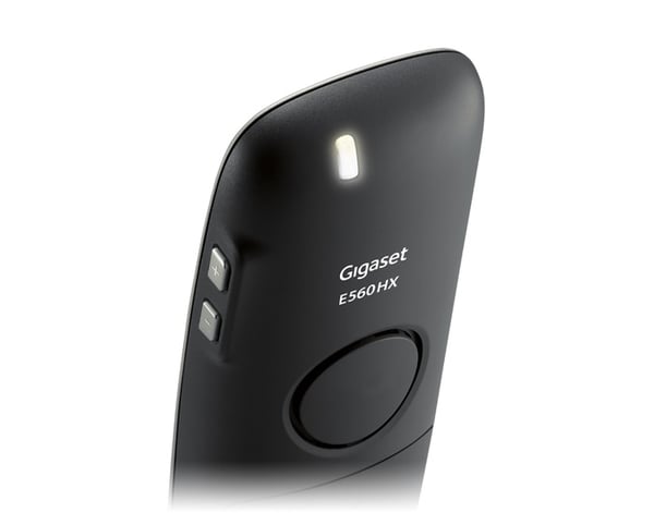 Gigaset E560HX Analog telefon/DECT-telefon Namn och uppringnings-ID Grå, Silver