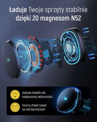 Pikkukuva 6 / 10: Wozinsky 5907769372513 teline/pidike Aktiivinen teline Puhelin Musta