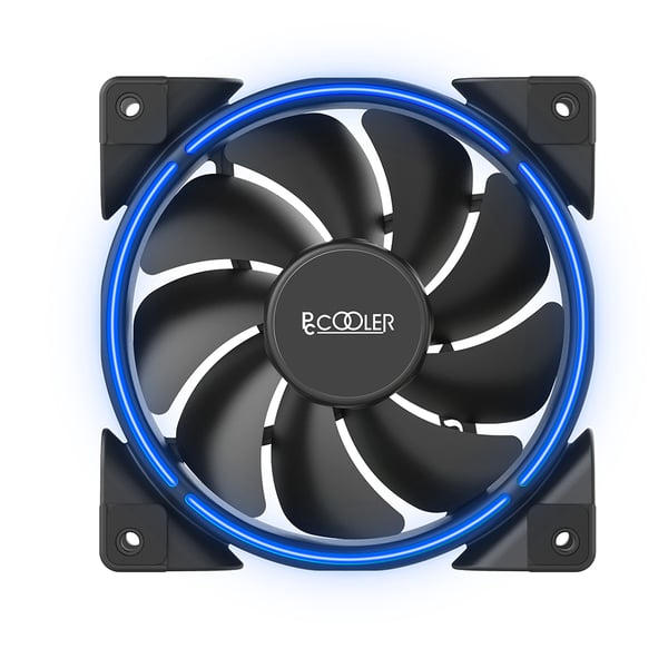 PCCOOLER GI-X6B Corona Blau CPU Kühler Processor Kølesæt 12 cm Aluminium, Blå