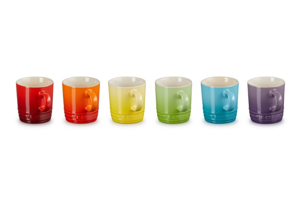 Le Creuset 79114108359030 Kopp Multifärg Espresso 6 styck Le Creuset 79114108359030 Kopp Multifärg Espresso 6 styck