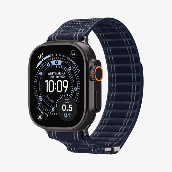 Miniatyrbillede 10 af 13: Spigen WBF0 Band Marineblå Nylon