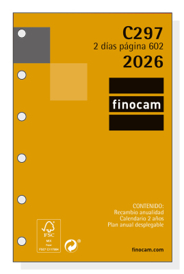 Finocam 201280026 tillbehör till planeringskalender Refill till kalender 2026