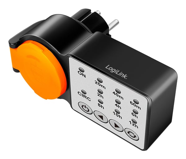 Miniatyrbillede 1 af 5: LogiLink ET0015 elektronisk tæller Sort, Orange Daglig/ugentlig timer
