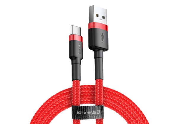 Miniatyrbillede 1 af 6: Baseus Cafule USB-kabel USB 2.0 2 m USB A USB C 0,48 Gbit/sek. Rød