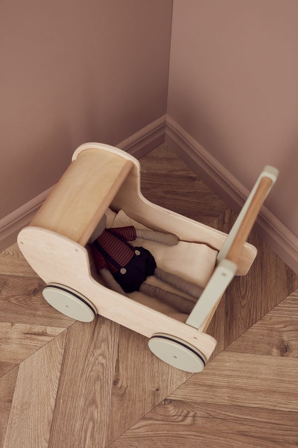 Kid’s Concept Doll pram natural